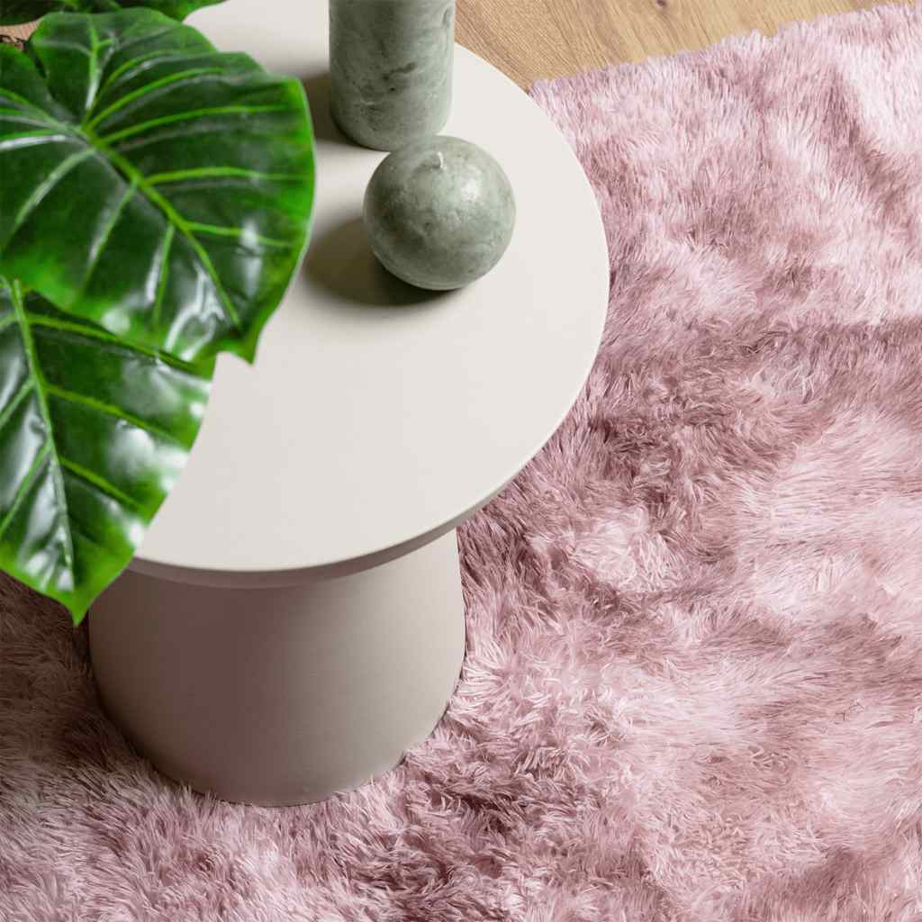 Tappeto Shaggy a Pelo Lungo NAVARRA Rosa Antico 130x200cm
