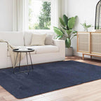Tappeto Shaggy a Pelo Lungo NAVARRA Blu Marino 160x230 cm