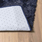 Tappeto Shaggy a Pelo Lungo NAVARRA Blu Marino 160x230 cm