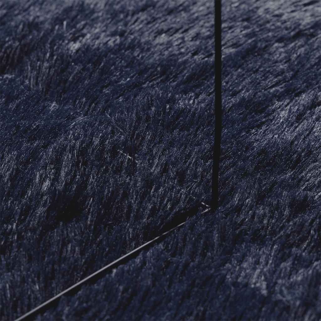 Tappeto Shaggy a Pelo Lungo NAVARRA Blu Marino 160x230 cm