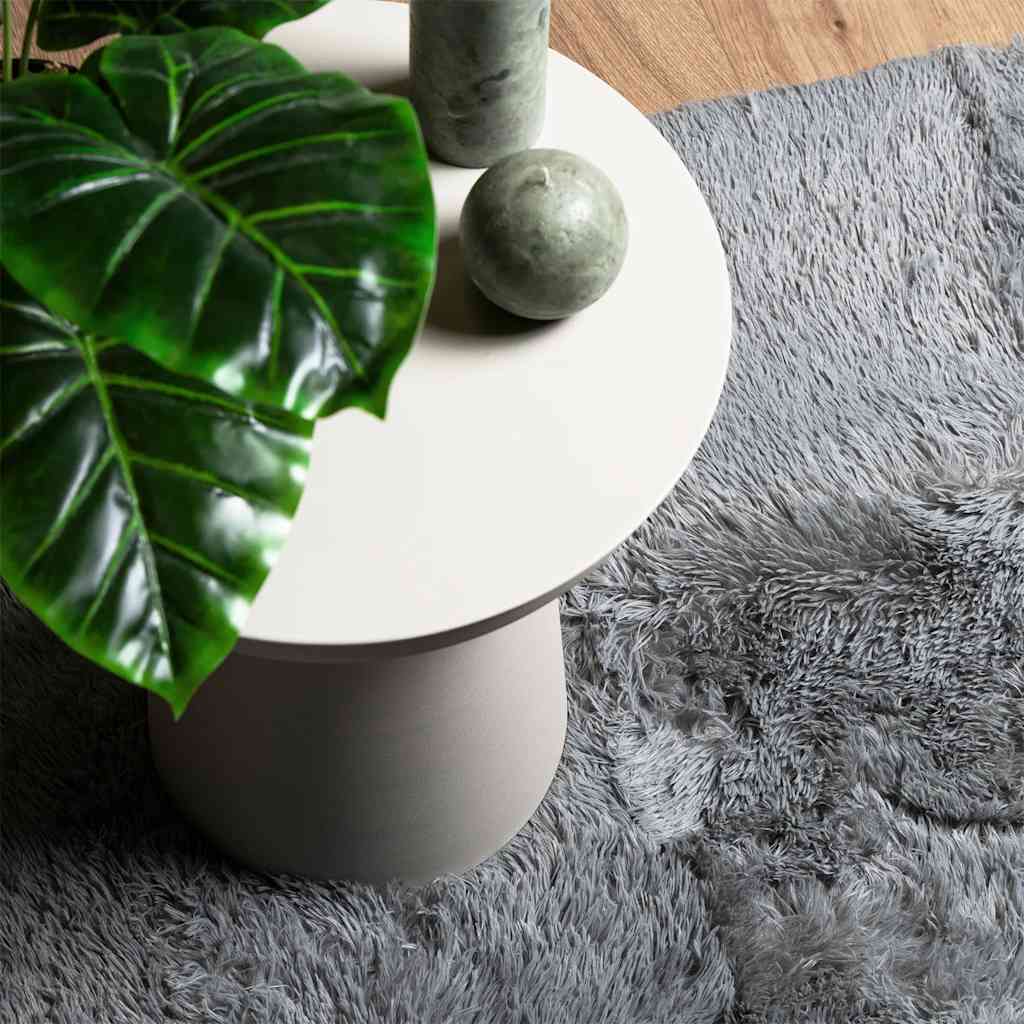 Tappeto Shaggy a Pelo Lungo NAVARRA Grigio Chiaro 240x340 cm