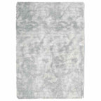 Tappeto Shaggy a Pelo Lungo NAVARRA Grigio Argento 240x340cm