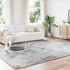 Tappeto Shaggy a Pelo Lungo NAVARRA Grigio Argento 240x340cm