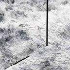 Tappeto Shaggy a Pelo Lungo NAVARRA Grigio Argento 240x340cm