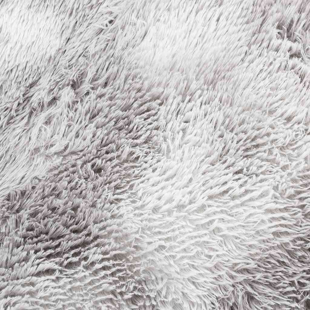 Tappeto Shaggy a Pelo Lungo NAVARRA Grigio Argento 240x340cm