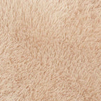 Tappeto Shaggy a Pelo Lungo NAVARRA Beige 160x160 cm poliestere