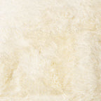 Tappeto Shaggy a Pelo Lungo NAVARRA Crema 200x200 cm poliestere