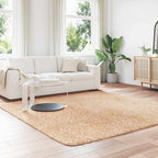 Tappeto Shaggy a Pelo Lungo NAVARRA Beige 240x240 cm poliestere