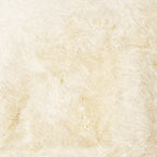 Tappeto Shaggy a Pelo Lungo NAVARRA Crema 160x160 cm poliestere