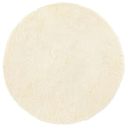 Tappeto Shaggy a Pelo Lungo NAVARRA Crema 240x240 cm poliestere