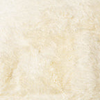 Tappeto Shaggy a Pelo Lungo NAVARRA Crema 240x240 cm poliestere