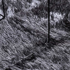 Tappeto Shaggy a Pelo Lungo NAVARRA Grigio Scuro 240x240 cm