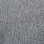 Tappeto Shaggy a Pelo Lungo NAVARRA Grigio Chiaro 240x240 cm