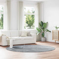 Tappeto Shaggy a Pelo Lungo NAVARRA Grigio Chiaro 240x240 cm