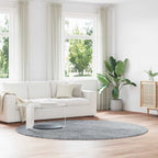 Tappeto Shaggy a Pelo Lungo NAVARRA Grigio Chiaro 240x240 cm