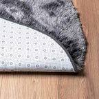 Tappeto Shaggy a Pelo Lungo NAVARRA Grigio Scuro 300x200 cm