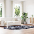 Tappeto Shaggy a Pelo Lungo NAVARRA Grigio Scuro 300x200 cm