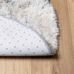 Tappeto Shaggy a Pelo Lungo NAVARRA Grigio Argento 300x200 cm