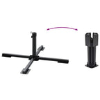 Set Base per Ombrellone da Giardino 5 pz in Granito e Acciaio