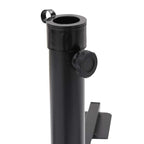 Set Base per Ombrellone da Giardino 5 pz in Granito e Acciaio