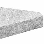 Set Base per Ombrellone da Giardino 5 pz in Granito e Acciaio