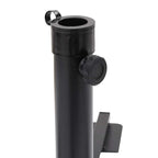 Set Base per Ombrellone da Giardino 5 pz in Granito e Acciaio