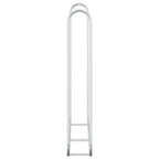 Rastrelliera per Legna 150x25x150 cm in Acciaio Zincato