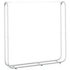 Rastrelliera per Legna 150x25x150 cm in Acciaio Zincato