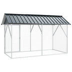 Gabbia per uccelli Antracite 227 x 112 x 141 cm Acciaio zincato