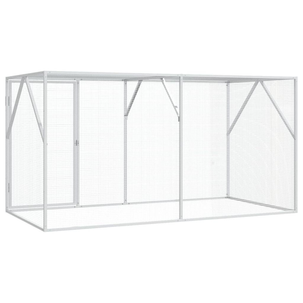Gabbia per uccelli Antracite 208 x 102 x 108 cm Acciaio zincato