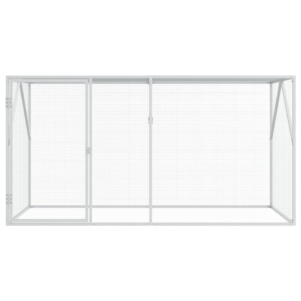 Gabbia per uccelli Antracite 208 x 102 x 108 cm Acciaio zincato