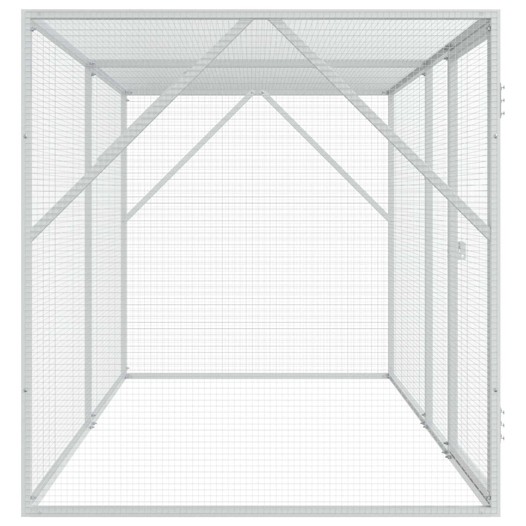 Gabbia per uccelli Antracite 208 x 102 x 108 cm Acciaio zincato