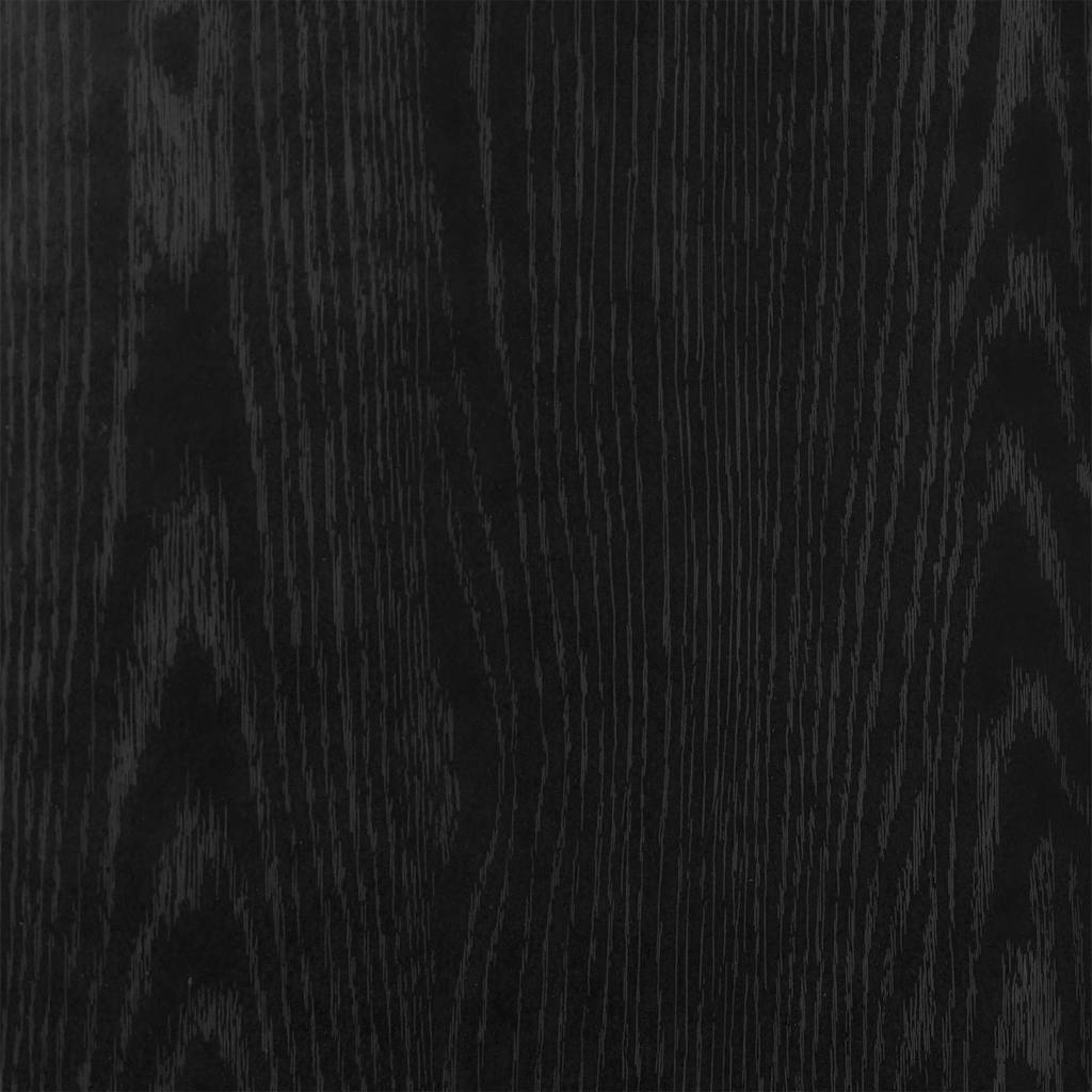 Tavolino da Caffè Girevole a 360 Gradi Nero 90x90x34,5 cm