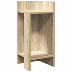 Tavolini Laterali 2pz con Ripiano Rovere Sonoma 25,5x27x60 cm