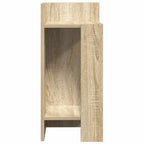 Tavolini Laterali 2pz con Ripiano Rovere Sonoma 25,5x27x60 cm