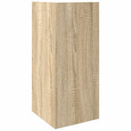 Tavolini Laterali 2pz con Ripiano Rovere Sonoma 25,5x27x60 cm
