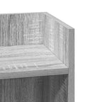 Tavolino Laterale con Ripiano Grigio Sonoma 25,5x27x60 cm