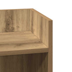 Tavolino Laterale con Ripiano Rovere Artigianale 25,5x27x60 cm