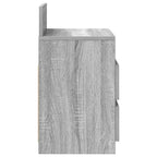 Comodini 2 pz con 2 Cassetti Grigio Sonoma 40x33x60 cm