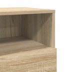 Comodino con 2 Cassetti Rovere Sonoma 36x36x68 cm
