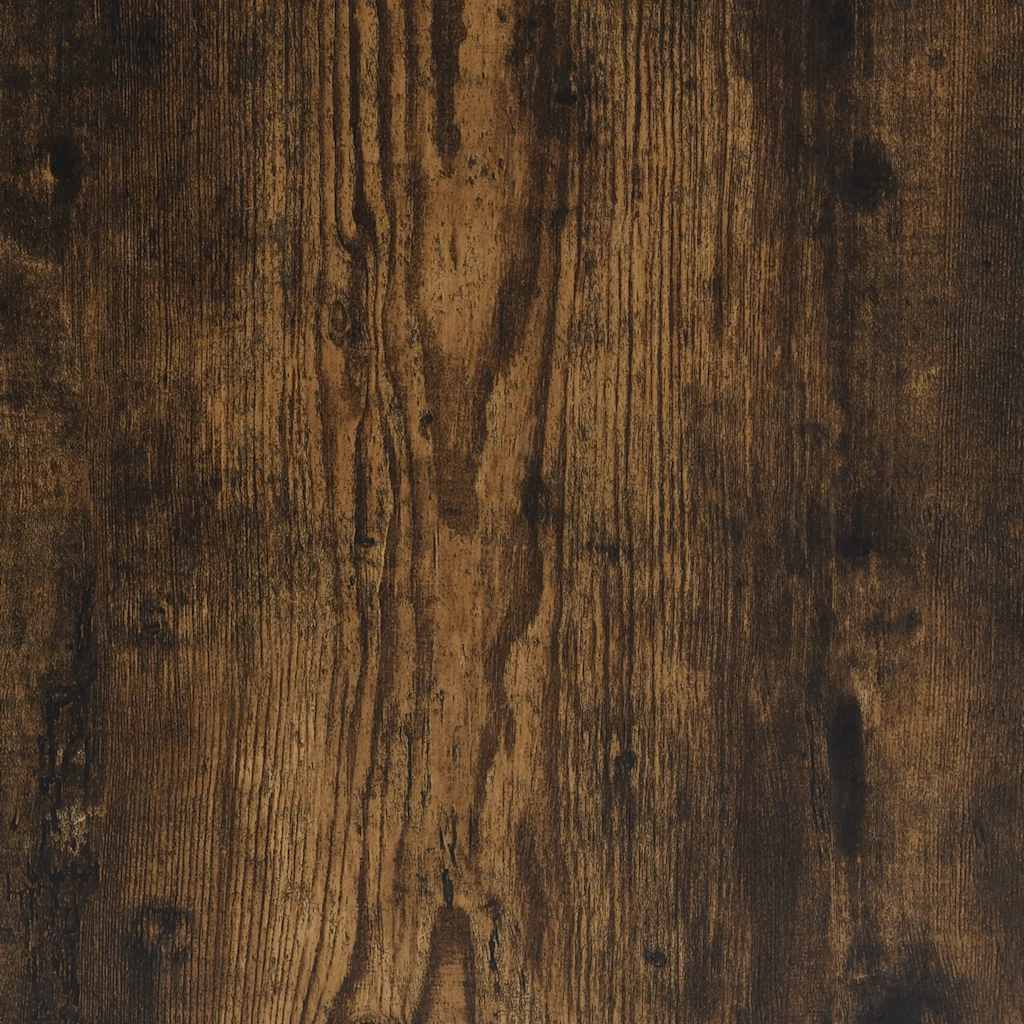 Comodino con 2 Cassetti Rovere Fumo 36x36x68 cm