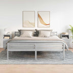 Comodini 2 pz con 2 Cassetti Grigio Sonoma 36x36x68 cm