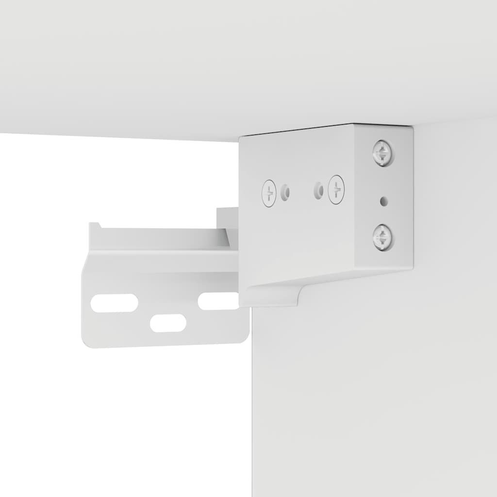 Comodino a Parete Bianco 45x26x28,5 cm