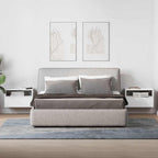 Comodini a Muro 2 pz Bianchi 45x26x28,5 cm