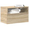 Comodino a Muro Rovere Sonoma 45x26x28,5 cm