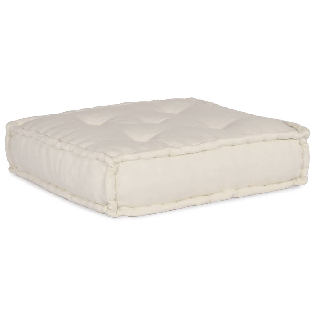 Divano Componibile Crema 70x70x36 in Tessuto