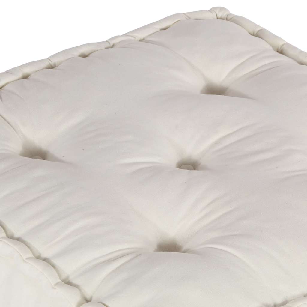 Divano Componibile Crema 70x70x36 in Tessuto