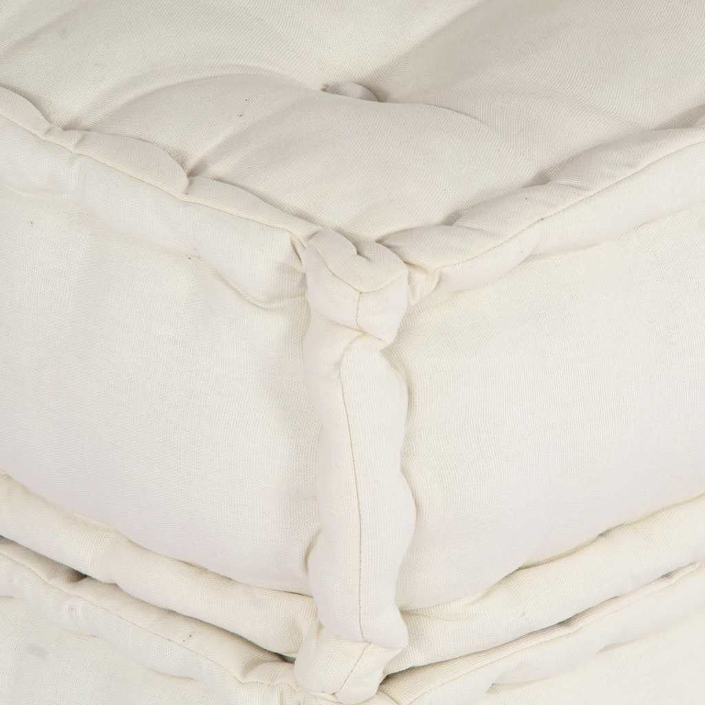 Divano Componibile Crema 70x70x36 in Tessuto