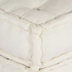 Divano Componibile Crema 70x70x36 in Tessuto