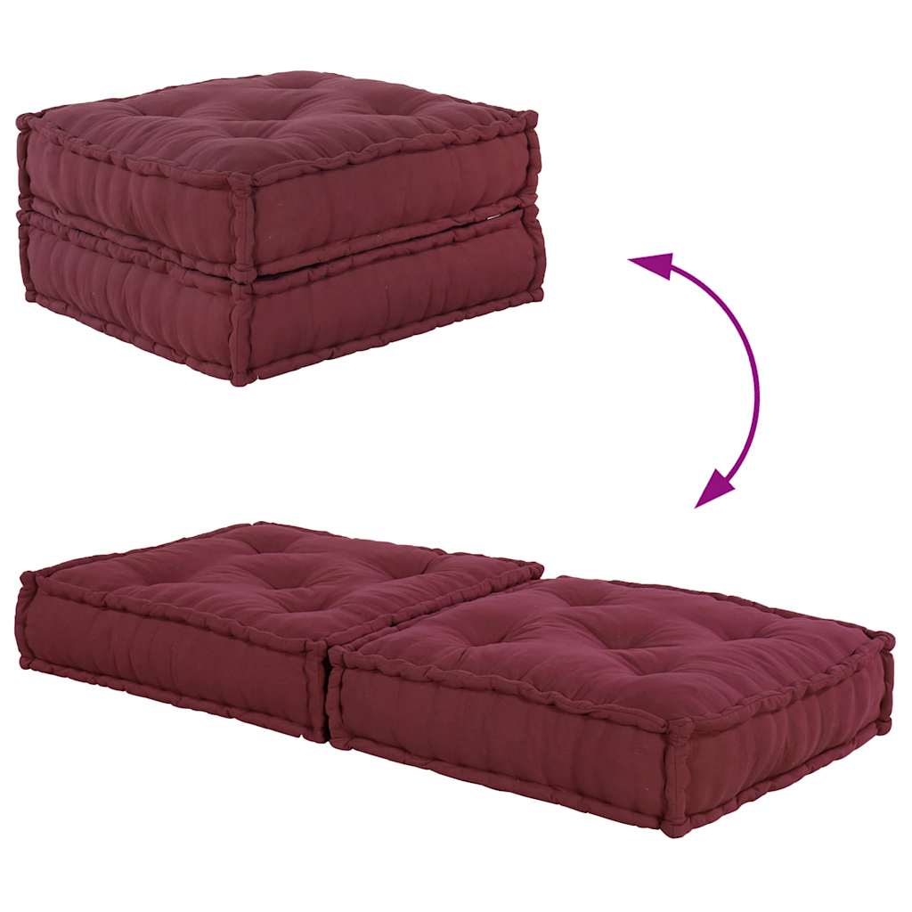 Divano Componibile Marrone Rossiccio 70x70x36 in Tessuto